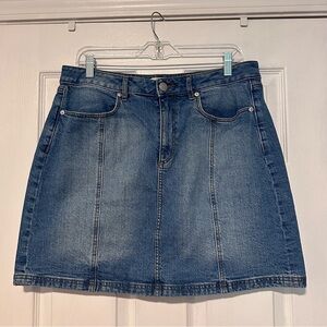 Denim Mini Skirt